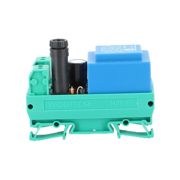 Woertz 45220C/2 Miniature Regulated Power Supply th 35 230v ac 24vdc